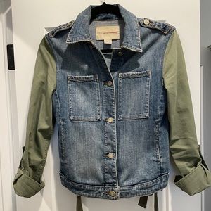 Pilcro Denim/Army Green Jacket